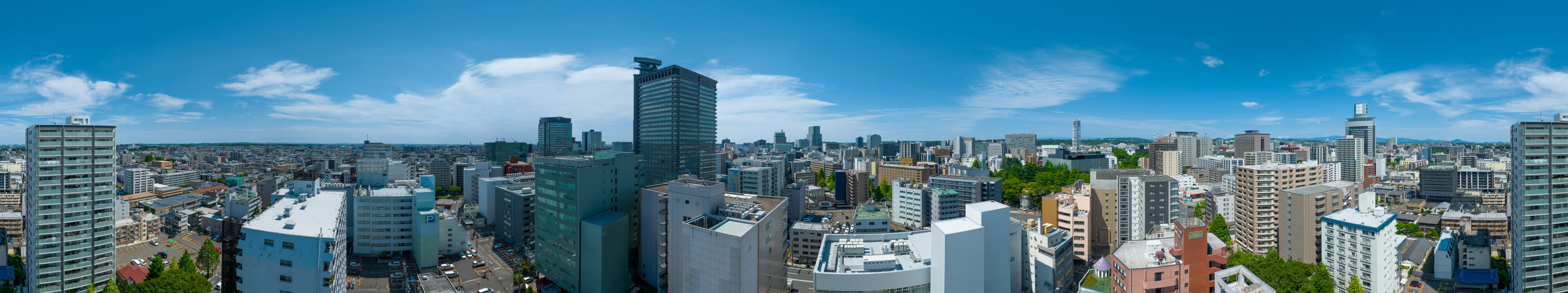 現地19階相当からの眺望(2025年8月撮影)