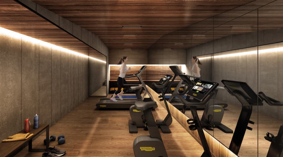 フィットネスルーム完成予想CG