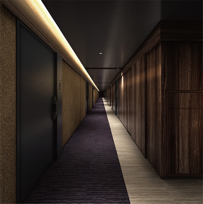 内廊下完成予想CG