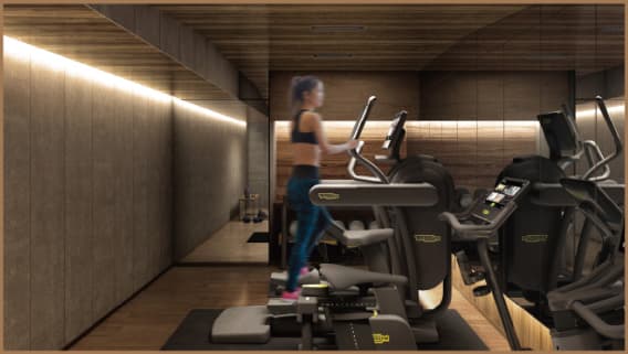 フィットネスルーム完成予想CG