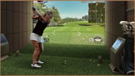 ゴルフシミュレーションルーム完成予想CG