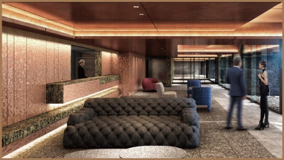 ラウンジ完成予想CG