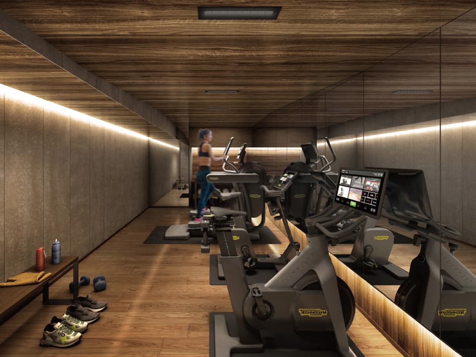 フィットネスルーム完成予想CG