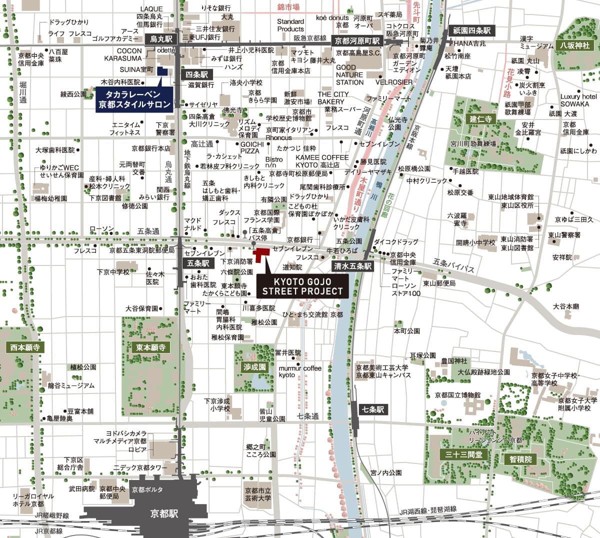 現地案内図