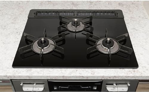 ガラストップガスコンロ