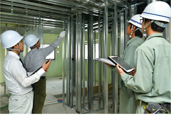 工程内検査の様子