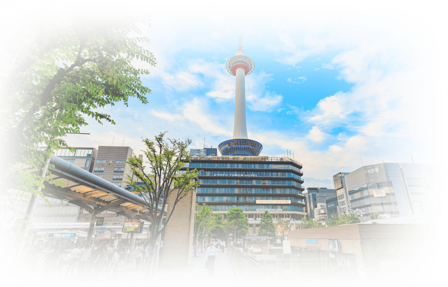 京都タワーとその周辺