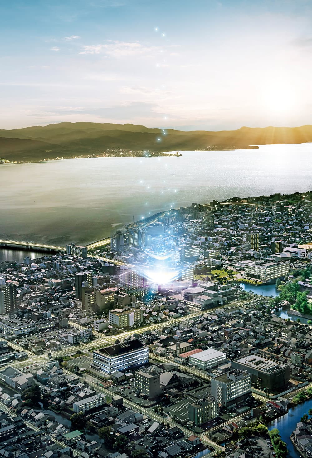 現地周辺航空写真