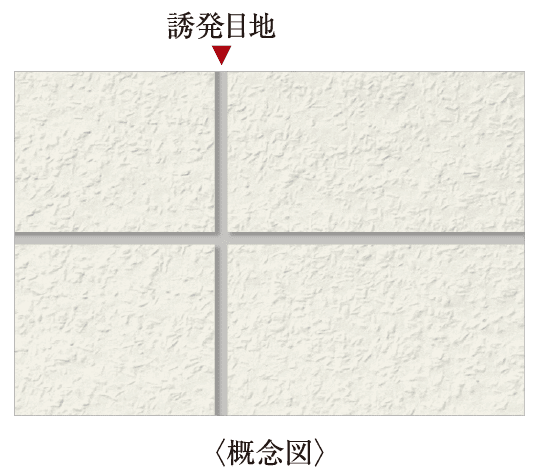 ひび割れ防止対策 概念図