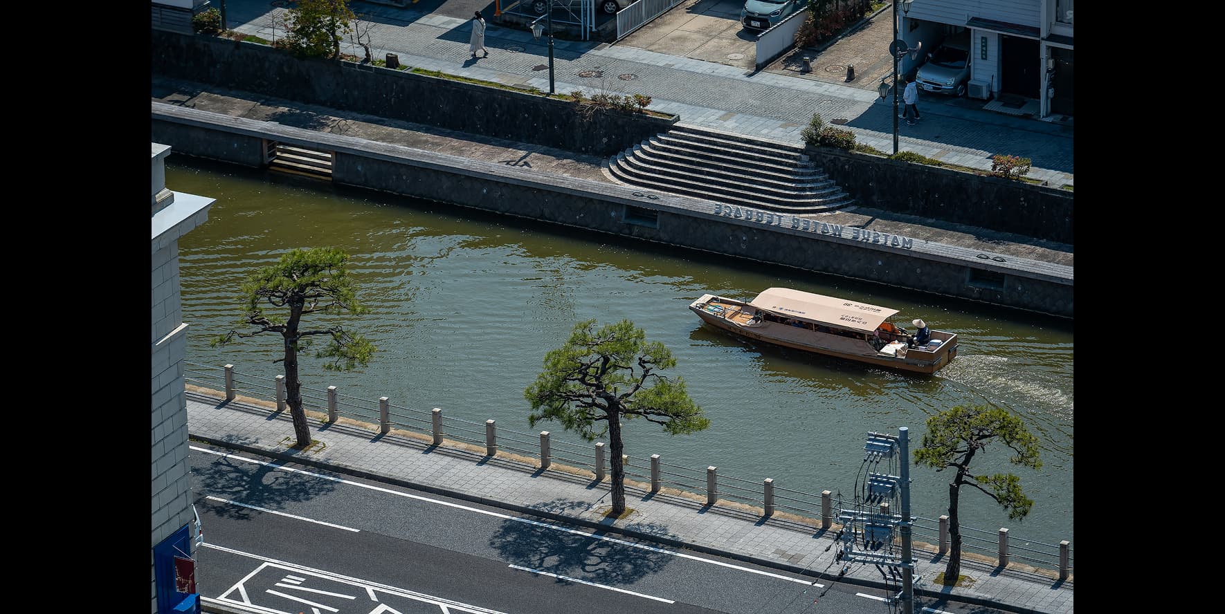 松江城のお堀