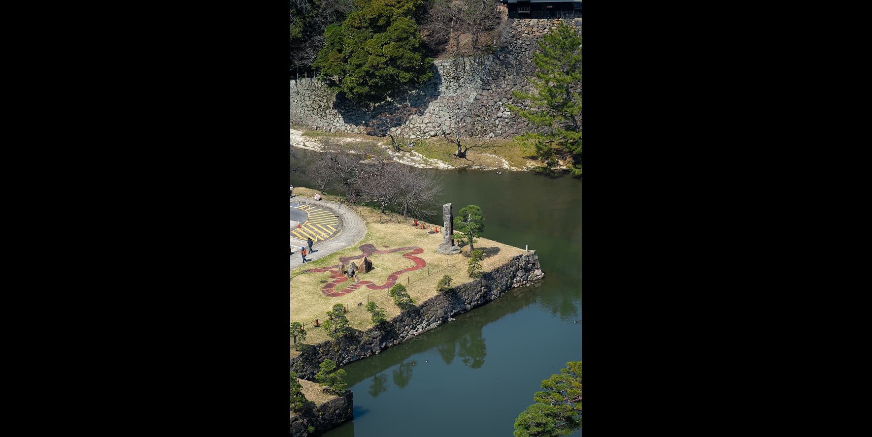 松江城のお堀(別角度)
