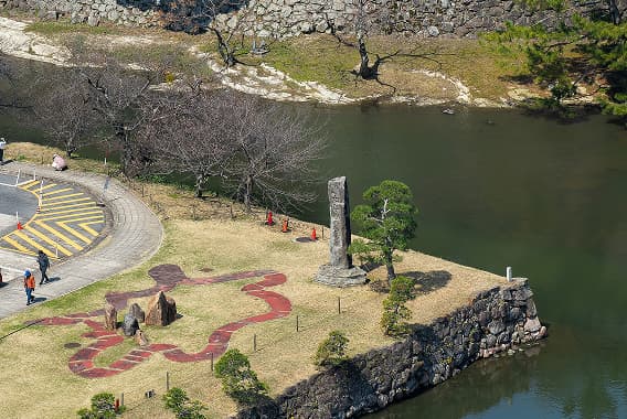松江城のお堀(別角度)