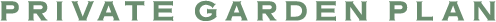 PRIVATE GARDEN PLAN
