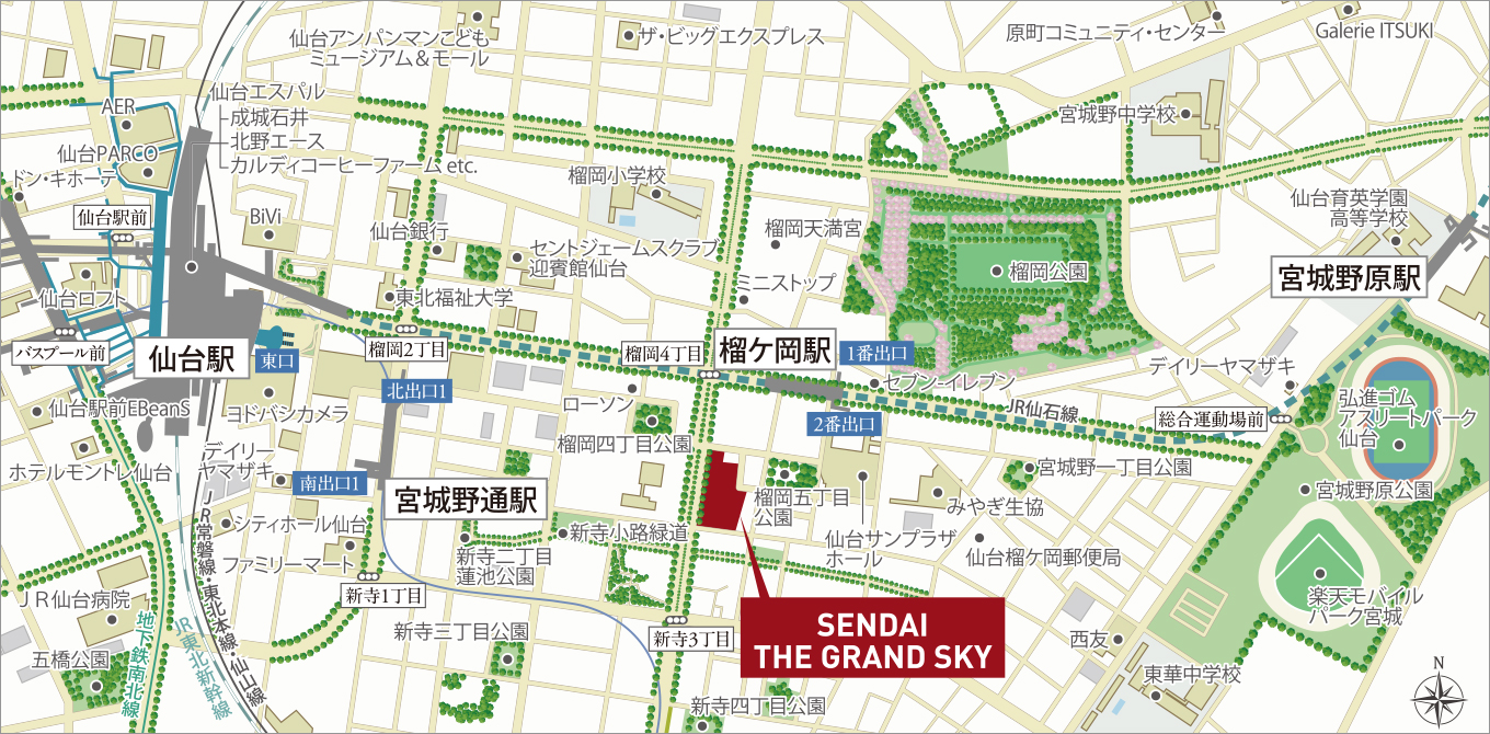 現地案内図